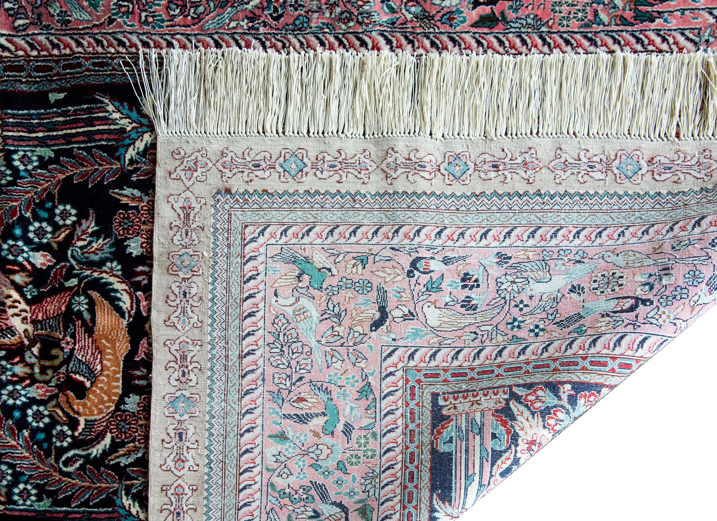 Vintage Silk Prayer Rug For Sale 7