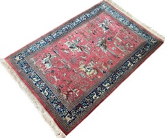 Vintage Silk Qum Rug 1.53m X 1.00m