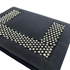 Vintage Silk & Rhinestone Purse 1930s