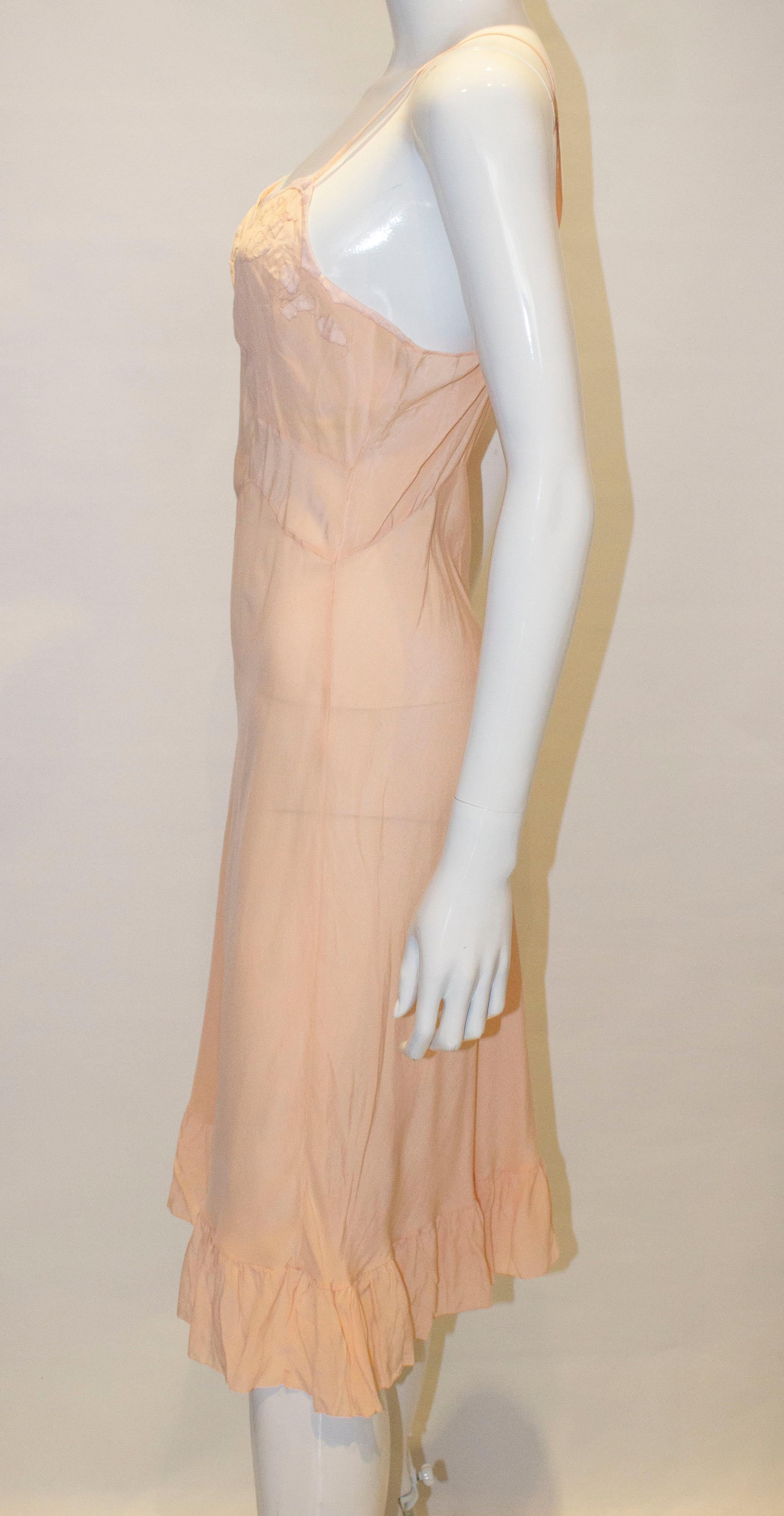 Vintage Silk Slip Dress In Good Condition In London, GB