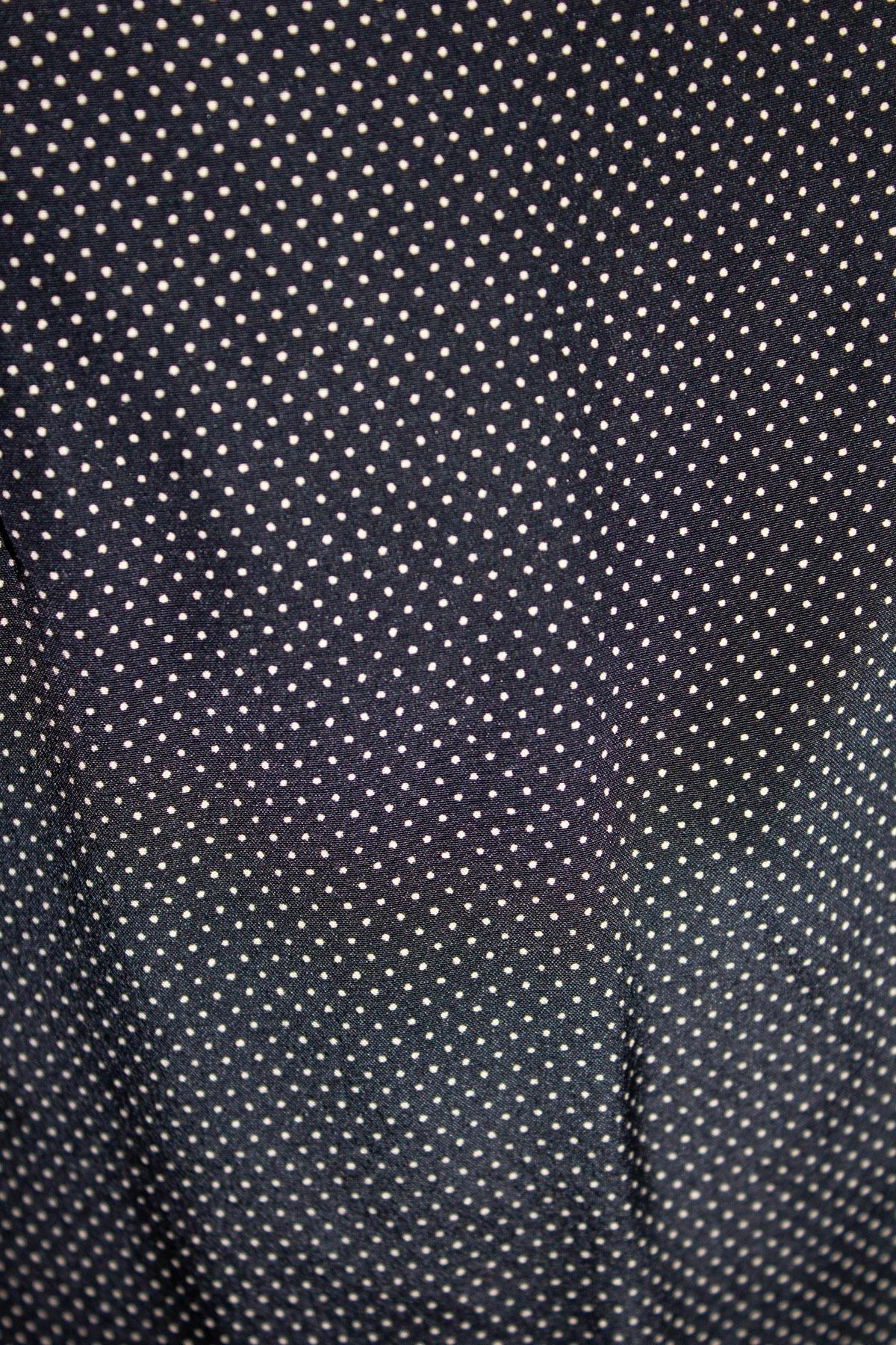 Women's Vintage Silk Spot Skirt by Genny For Sale