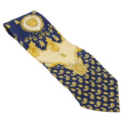 Vintage Silk Tie Versace Style