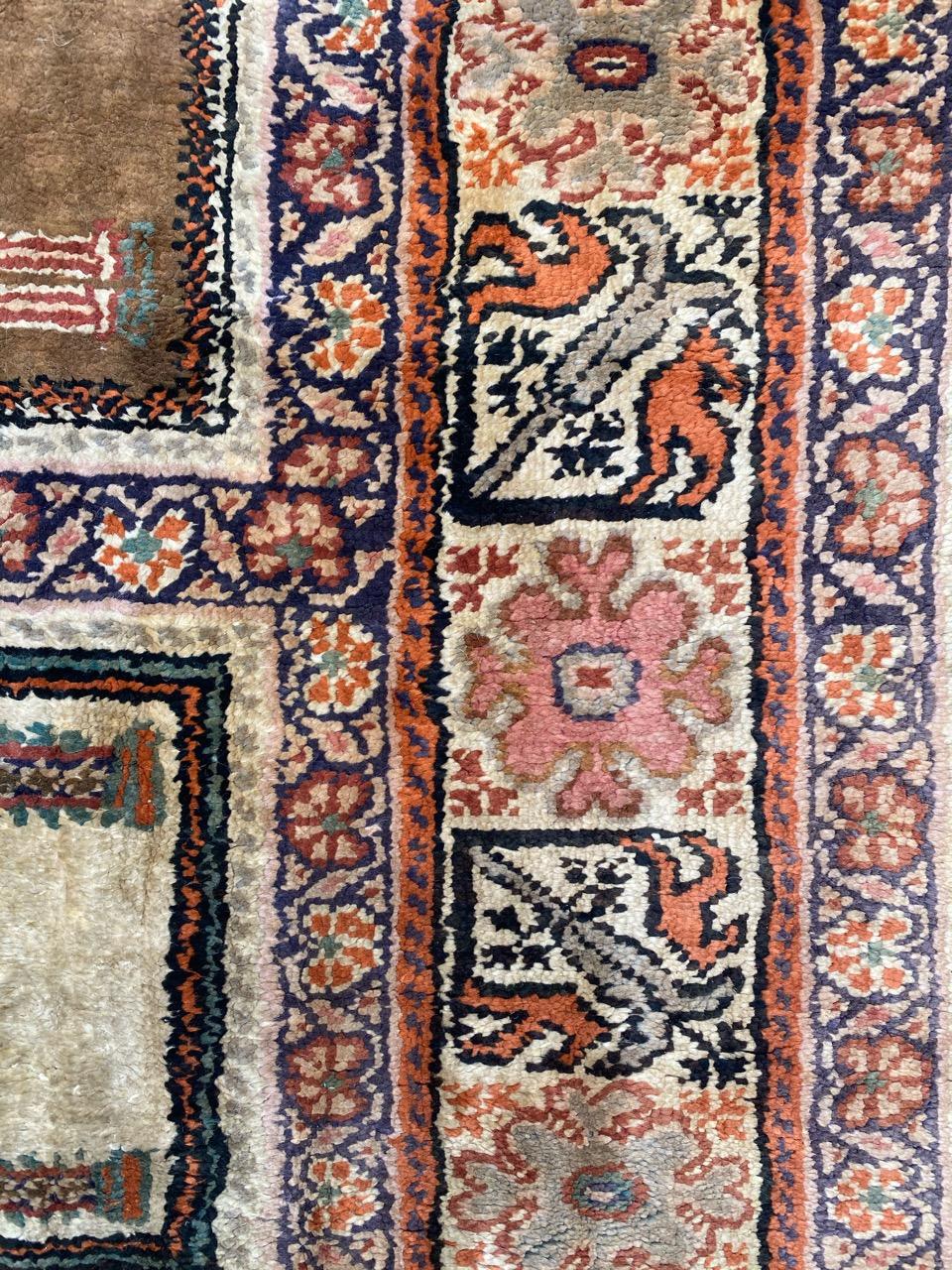 Bobyrug’s Vintage Silk Turkish Kayseri Runner For Sale 4