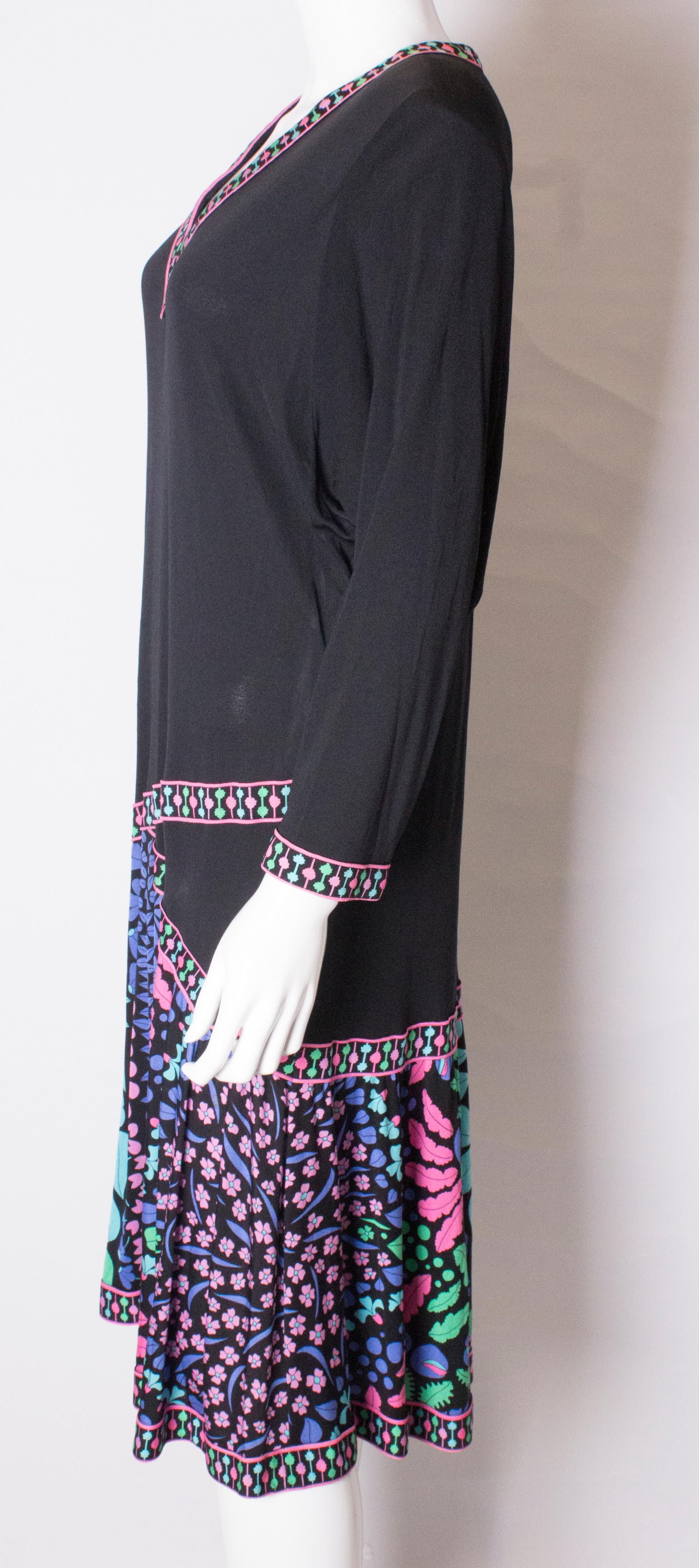 Vintage Silk Jersey Dress By Averardo Bessi 1
