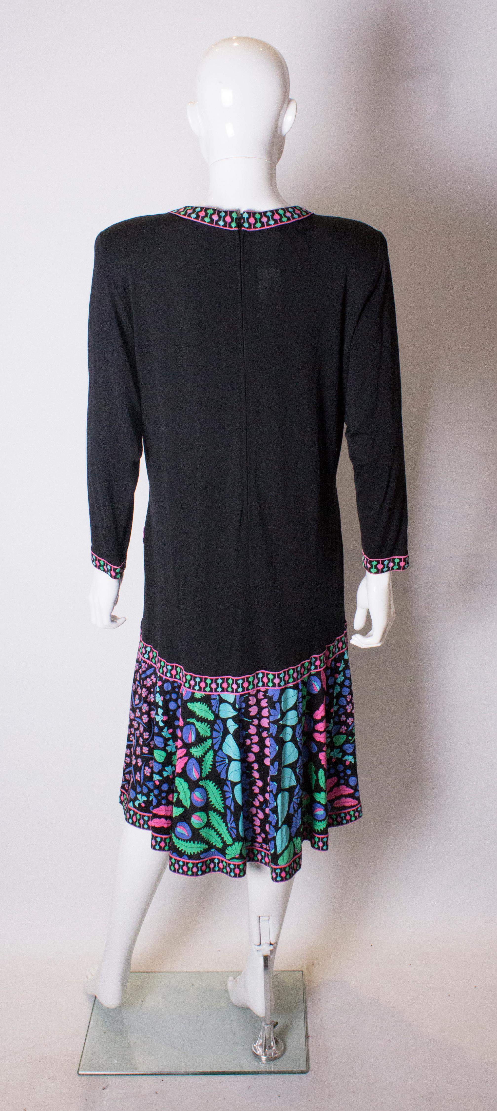 Vintage Silk Jersey Dress By Averardo Bessi 2