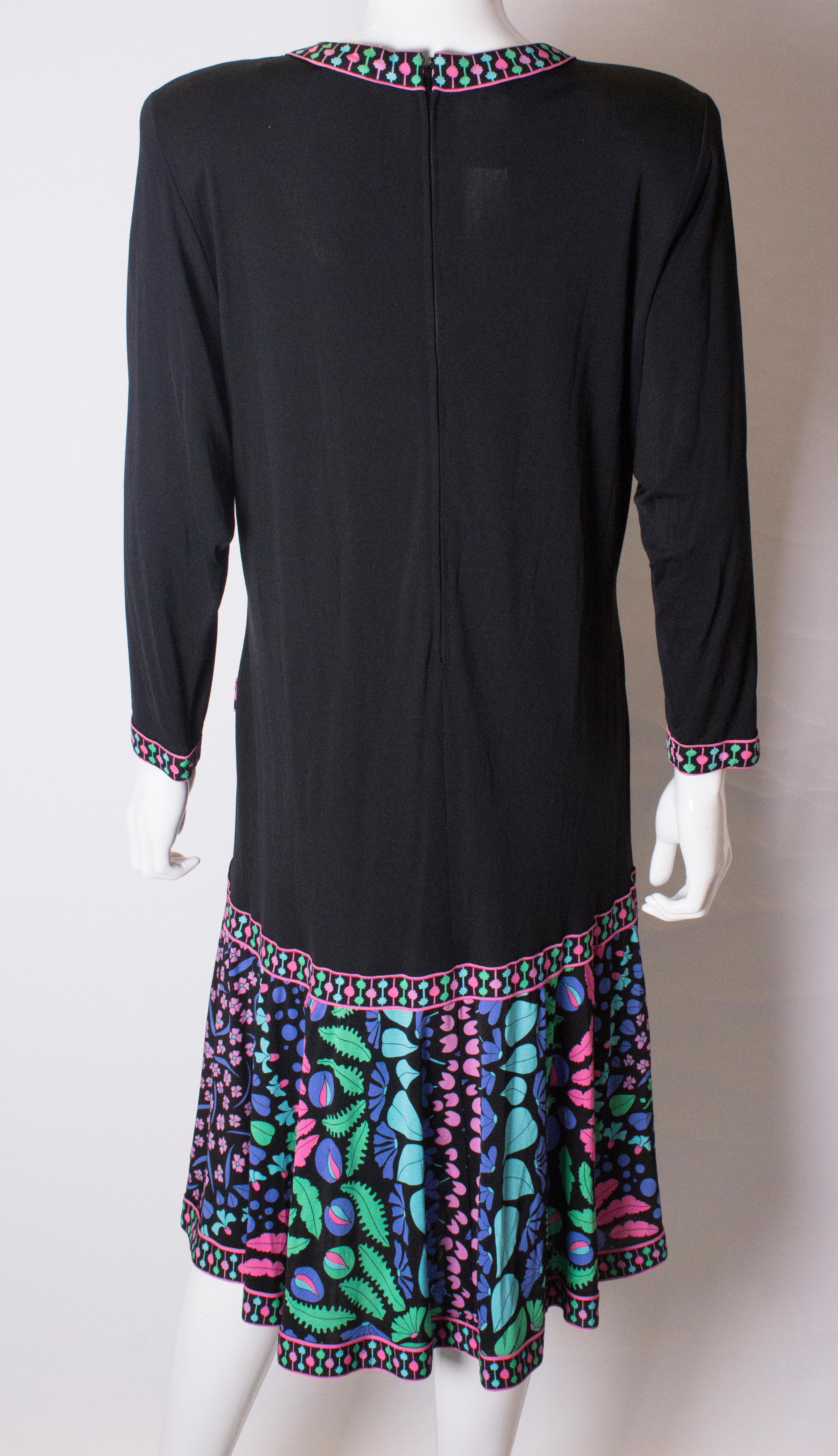 Vintage Silk Jersey Dress By Averardo Bessi 3