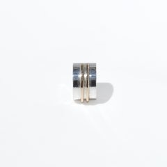 Vintage silver and 18K Gold Ring by Kerstin Öhlin Lejonklou Made 1964