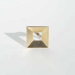 Vintage Silver and 18k Gold Ring by Marie Fernström Made Year 1996