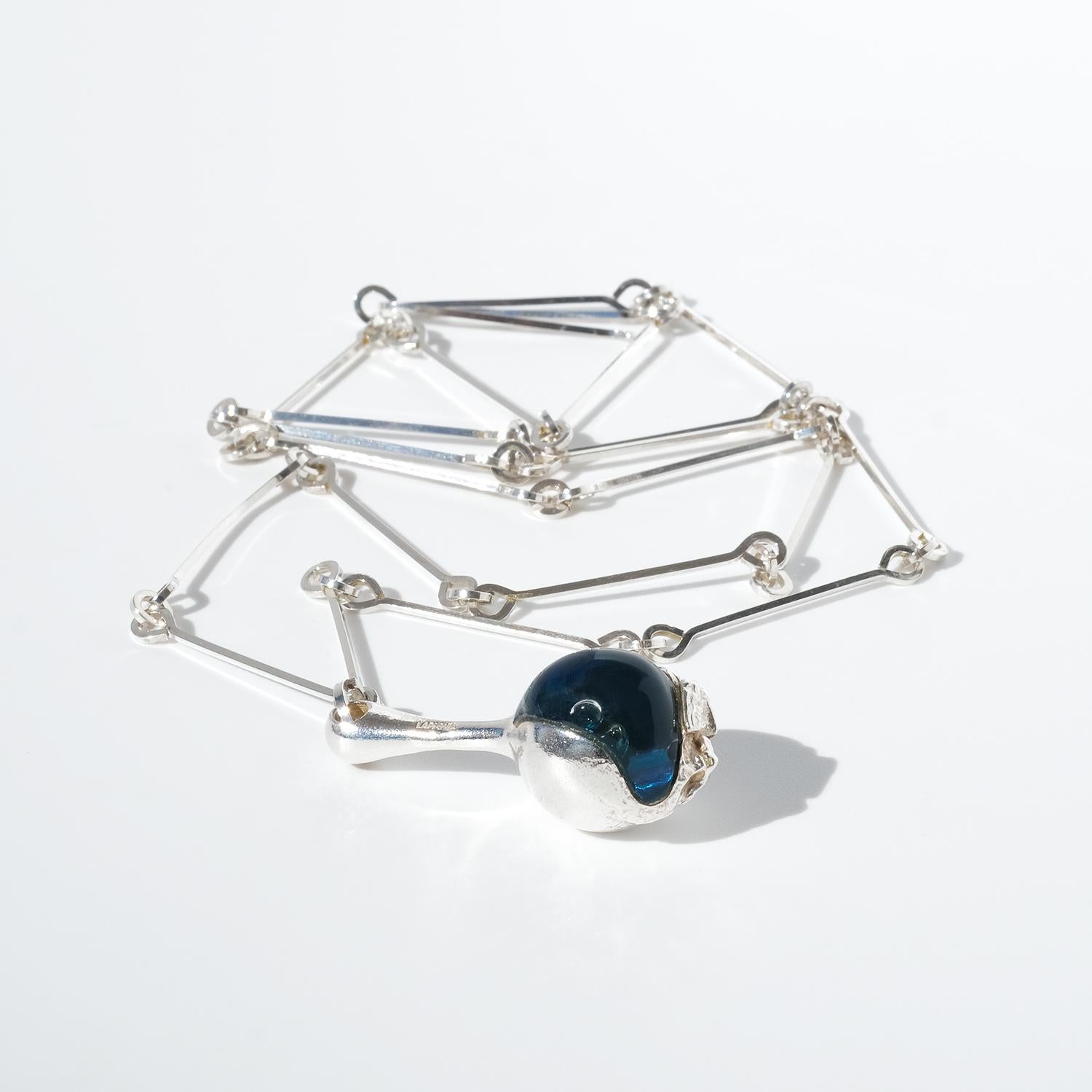 This sterling silver necklace, named 