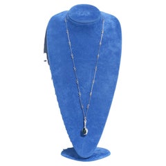 Vintage Silver and Acrylic Necklace “Nectaris” by Björn Weckström Made 1977