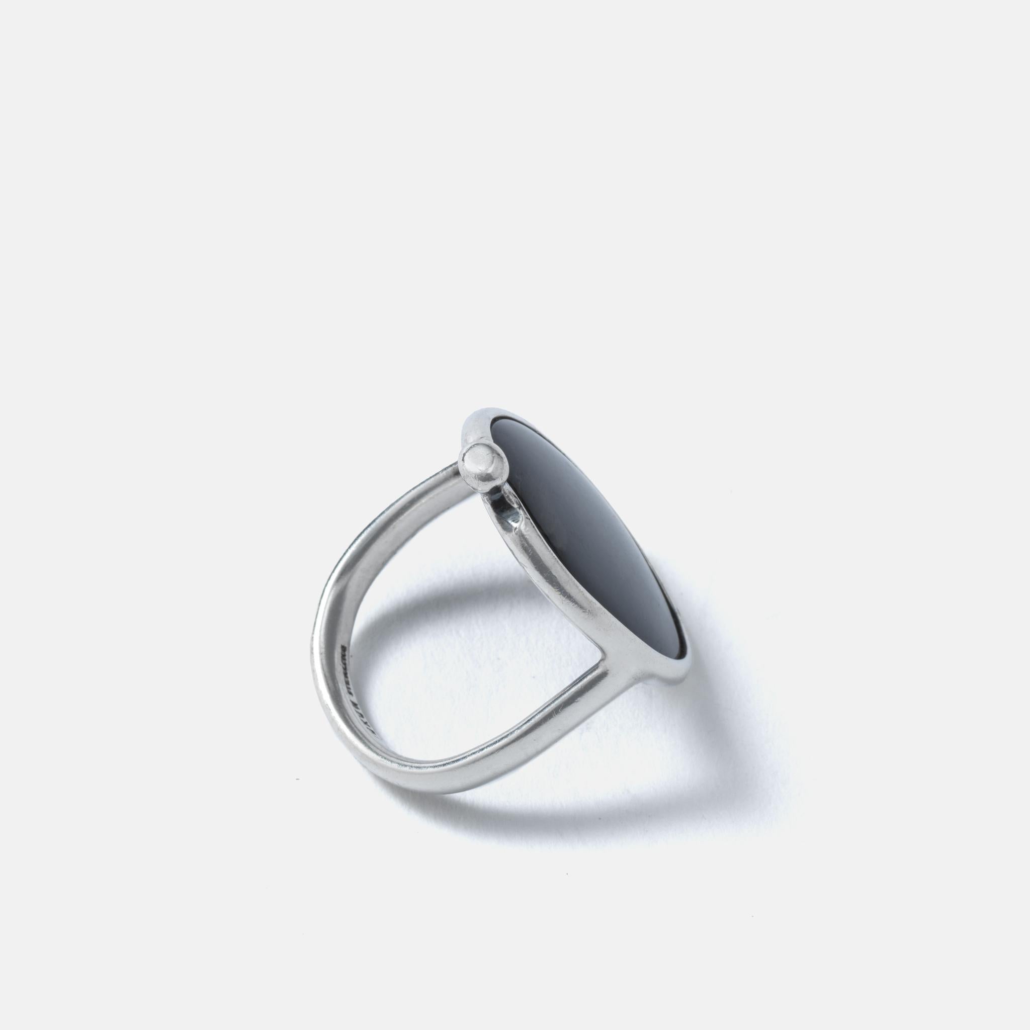 Vintage-Ring aus Silber und Perlmutt von Vivianna Torun Bülow-Hübe im Angebot 4