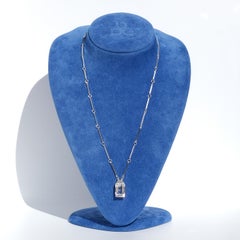 Vintage Silver and Rock Chrystal Necklace by Master Wiwen Nilsson Made 1945