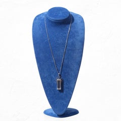 Vintage Silver and Rock Crystal Necklace by Heribert Engelbert Made 1942