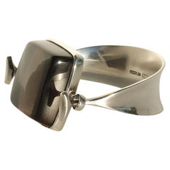 Vintage-Armband aus Silber und Rauchquarz von Vivianna Torun Bülow-Hübe.