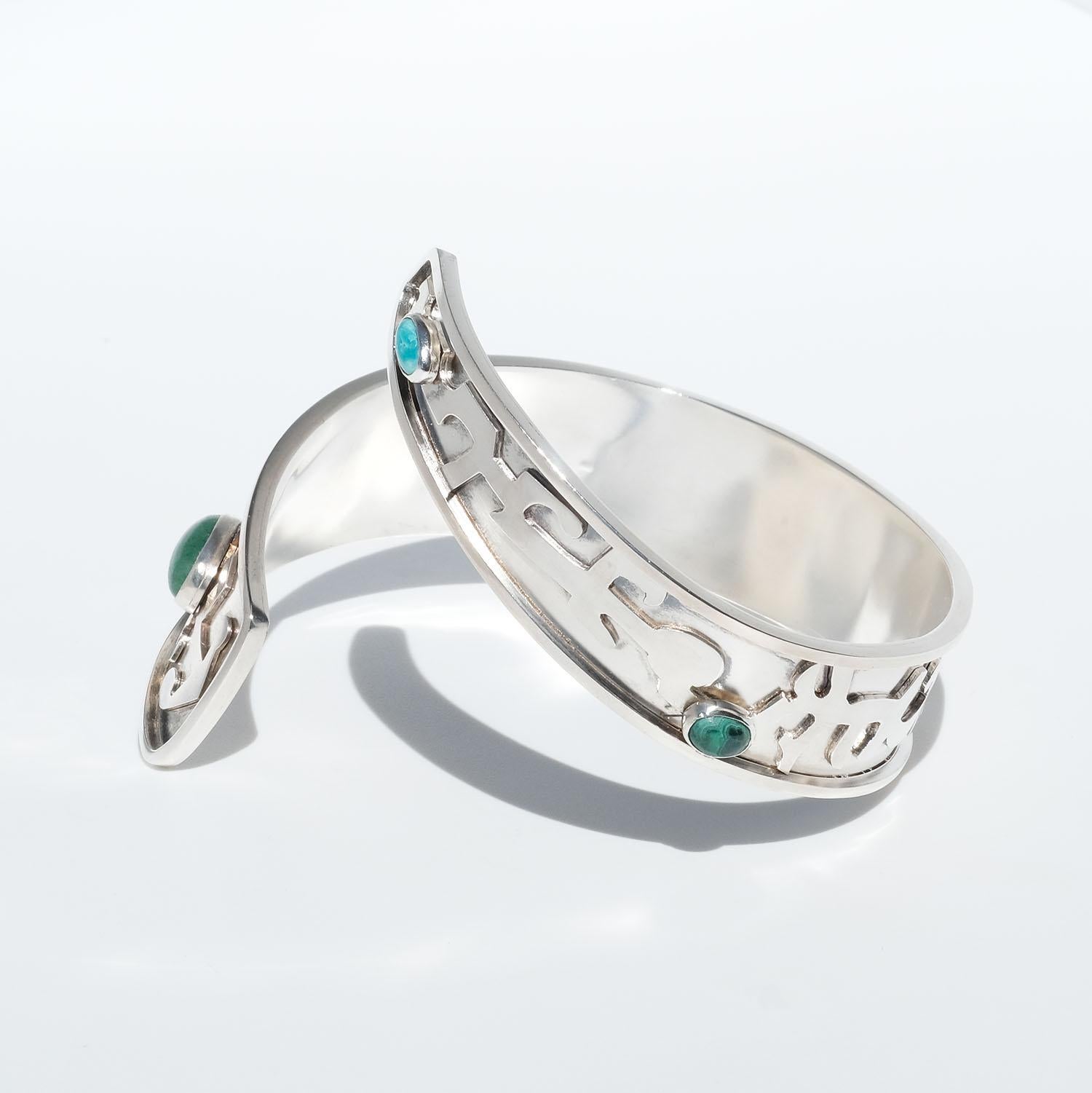 Bracciale d'argento vintage del maestro svedese Claës Giertta, anno 1962 in vendita 4