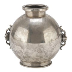 Vintage Silver Ball Jar, Made in Italy, by Ricci & Co., 1944