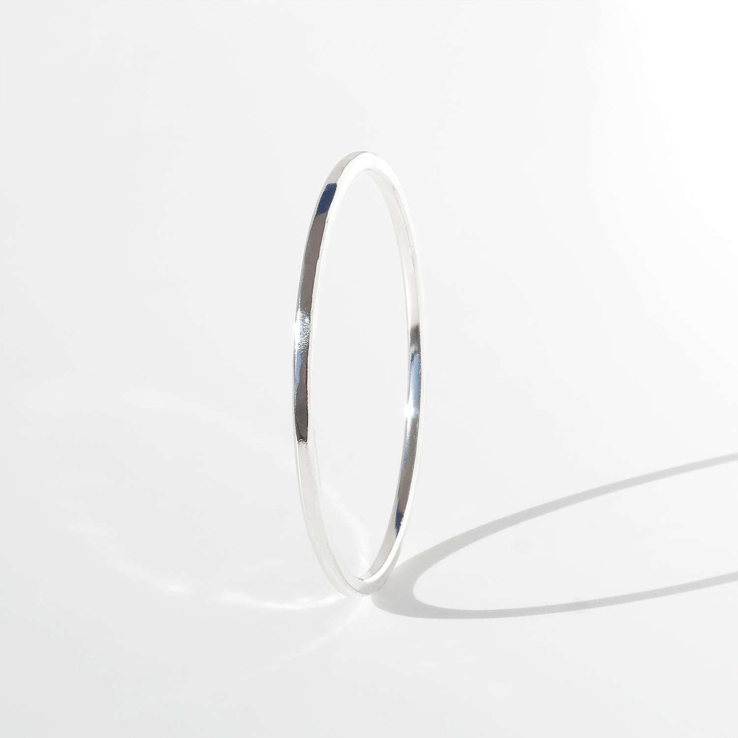 Vintage Silver Bangle Bracelet by Claës Giertta Made 1965 In Good Condition For Sale In Stockholm, SE