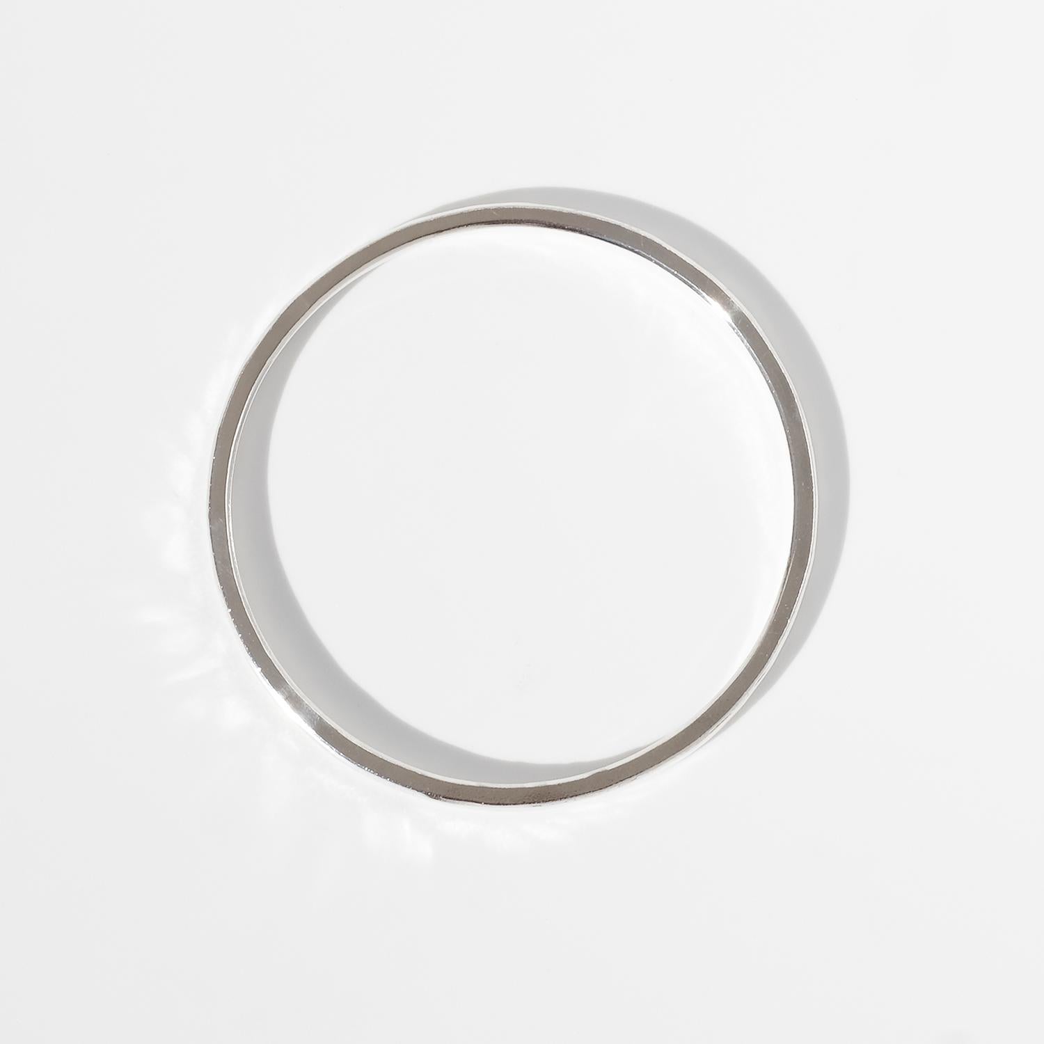 Vintage Silver Bangle Bracelet by Claës Giertta Made 1965 For Sale 1