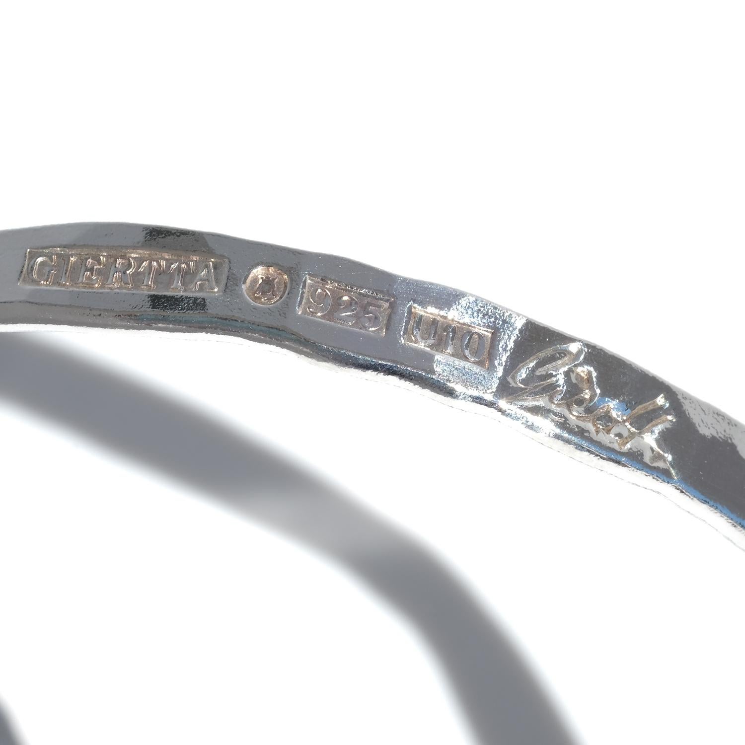 Bracciale d'argento vintage di Claës Giertta, anno di produzione 1994 in vendita 4