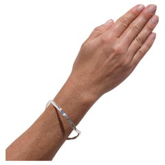 Vintage Silber Armreif Armband von Claës Giertta Made Jahr 1994