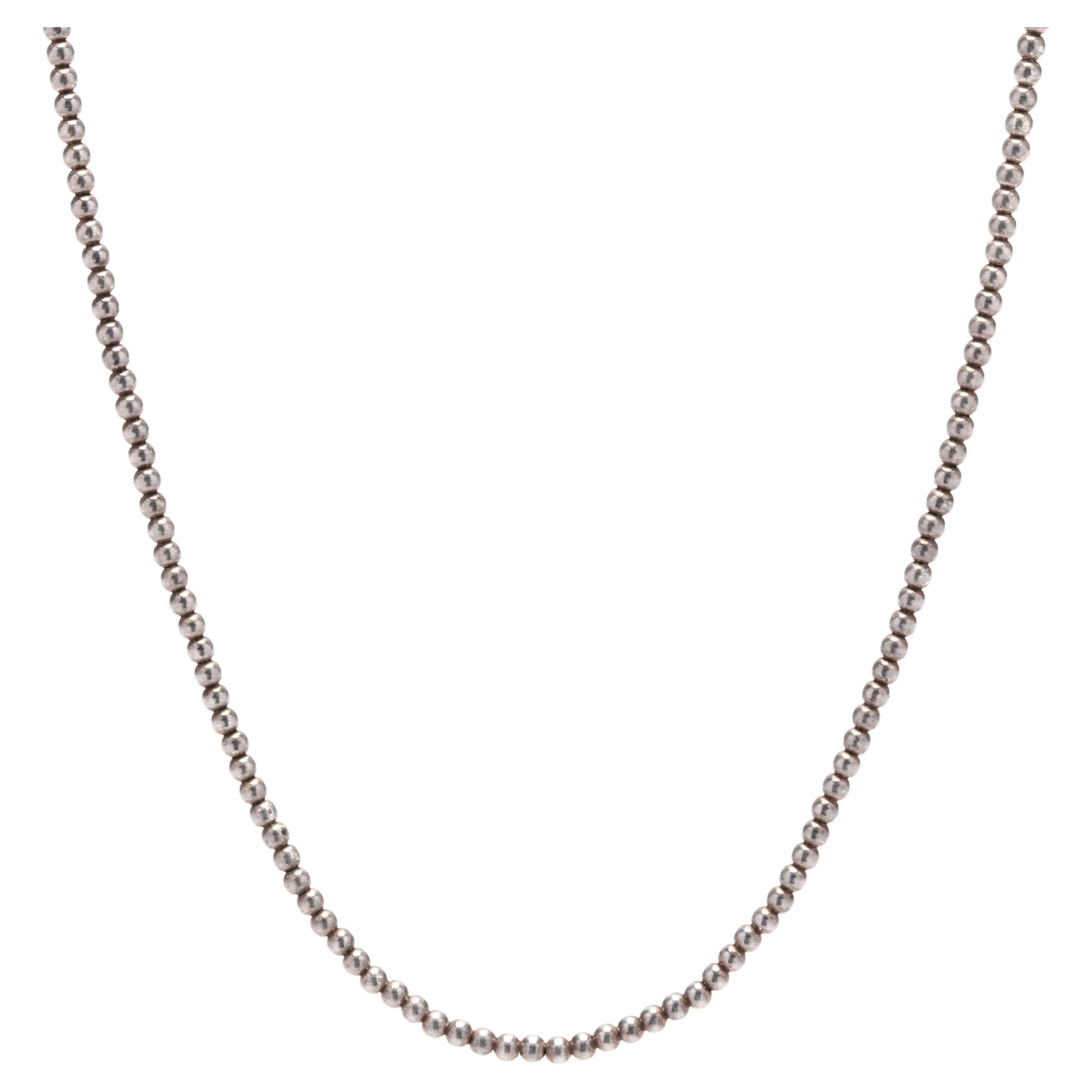 Sterling Silver Vintage Charm Cluster Necklace For Sale at 1stDibs