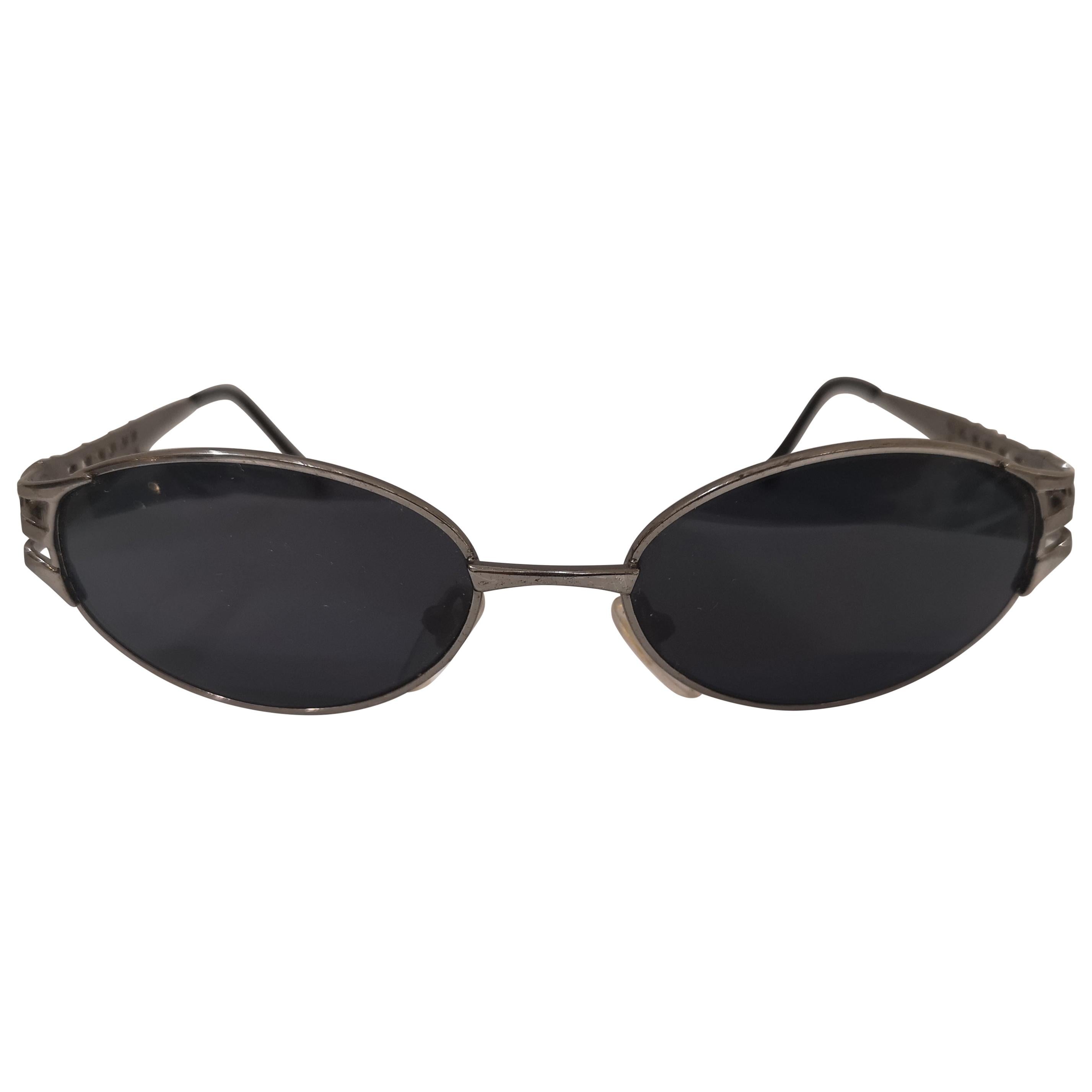 Black and White Check Mod 1960s Sunglasses at 1stDibs