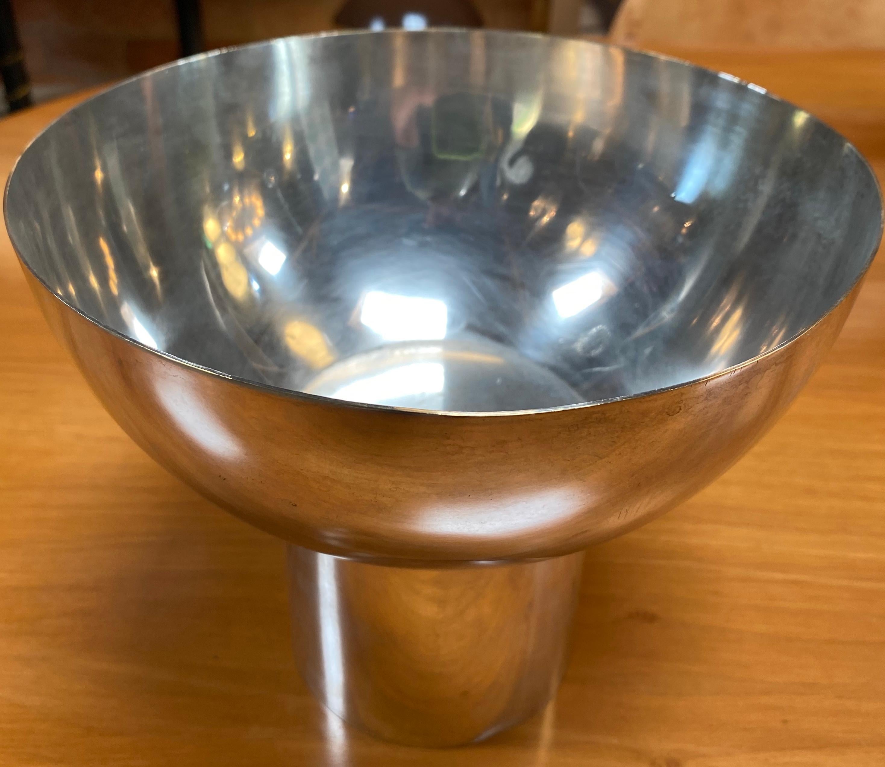 Mid-Century Modern Vintage Silver Bowl, Italy, 1960s