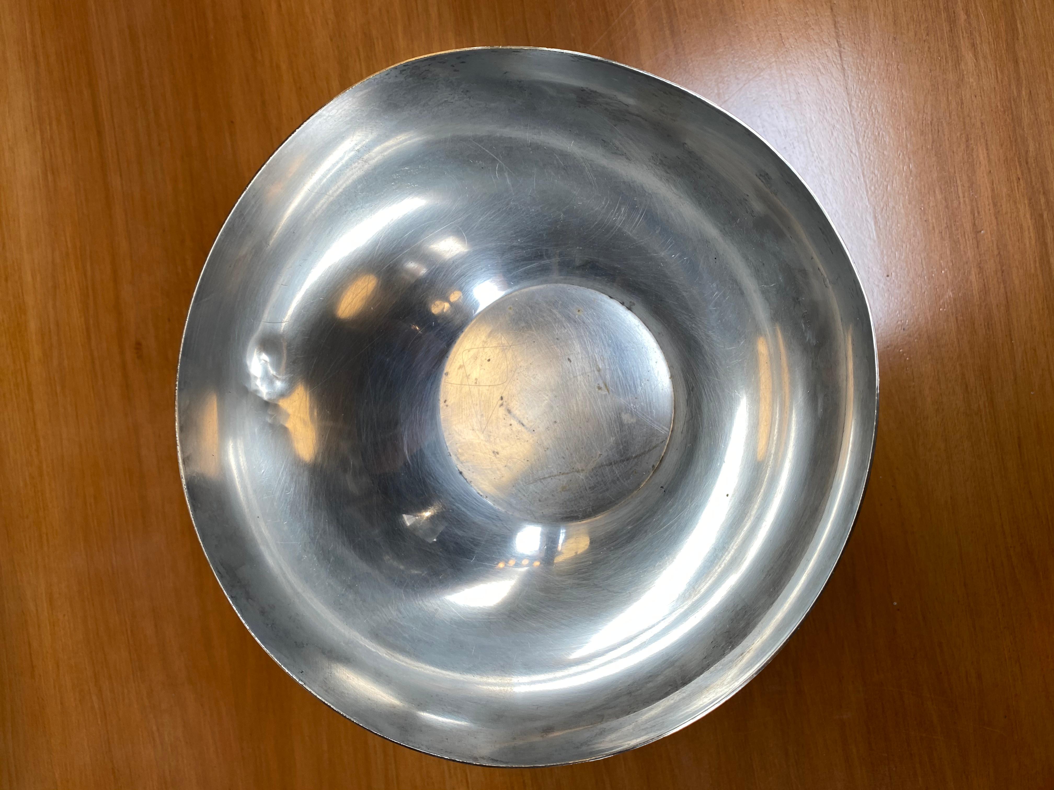 Vintage Silver Bowl, Italy, 1960s 2
