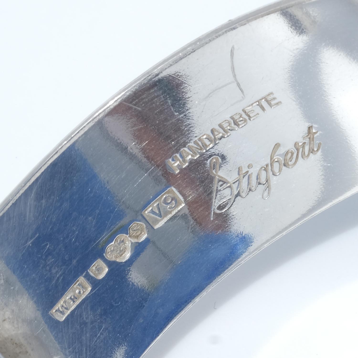 Bracelet vintage Atelje Waldemar Jonsson, fabriqué en 1971 en vente 5