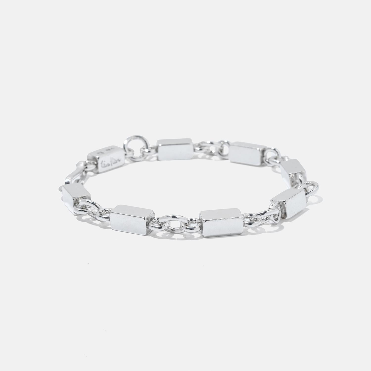 Women's or Men's Vintage silver Bracelet by Swedish Master Wiwen Nilsson Made 1949 For Sale