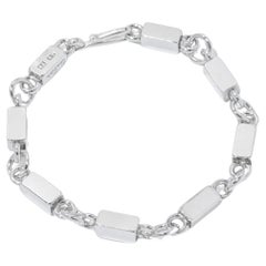 Bracciale d'argento vintage del maestro svedese Wiwen Nilsson del 1949