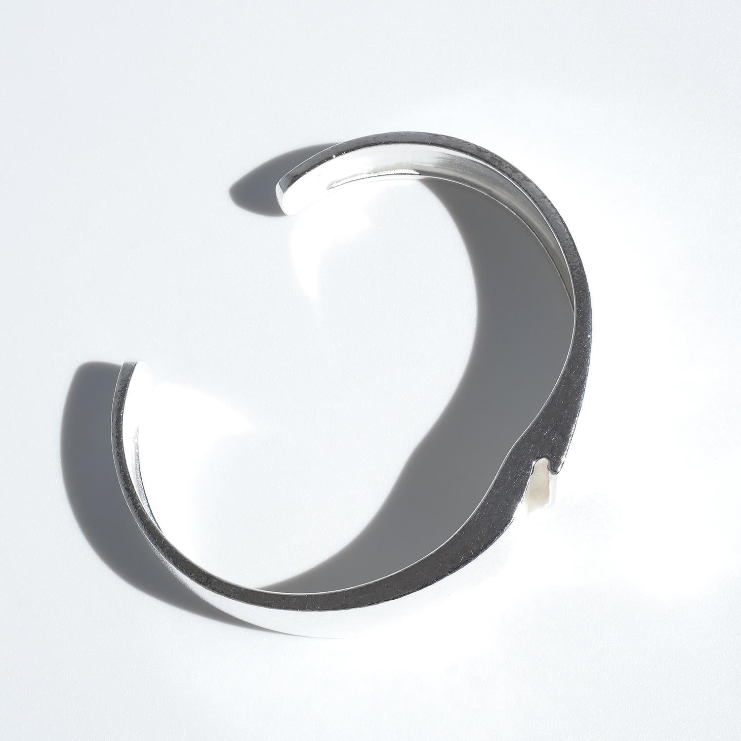Women's or Men's Vintage Silver Bracelet “Darina’s Bracelet” by Björn Weckström Made 1992 For Sale
