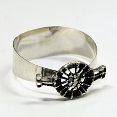 Vintage Silver bracelet Teka by Theodor Klotz, Germany 1960s