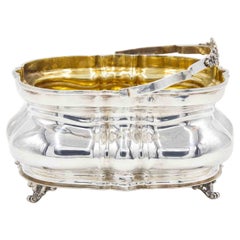Vintage Silver Bread Basket by Enrico Goretta, Italy, mid-20th century