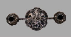 Vintage Silver Candleholder, Italy, Mid-20th Century