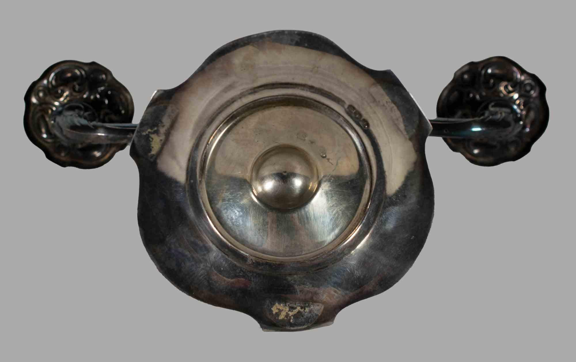 20ième siècle Chandelier en argent vintage, Italie, milieu du 20e siècle en vente