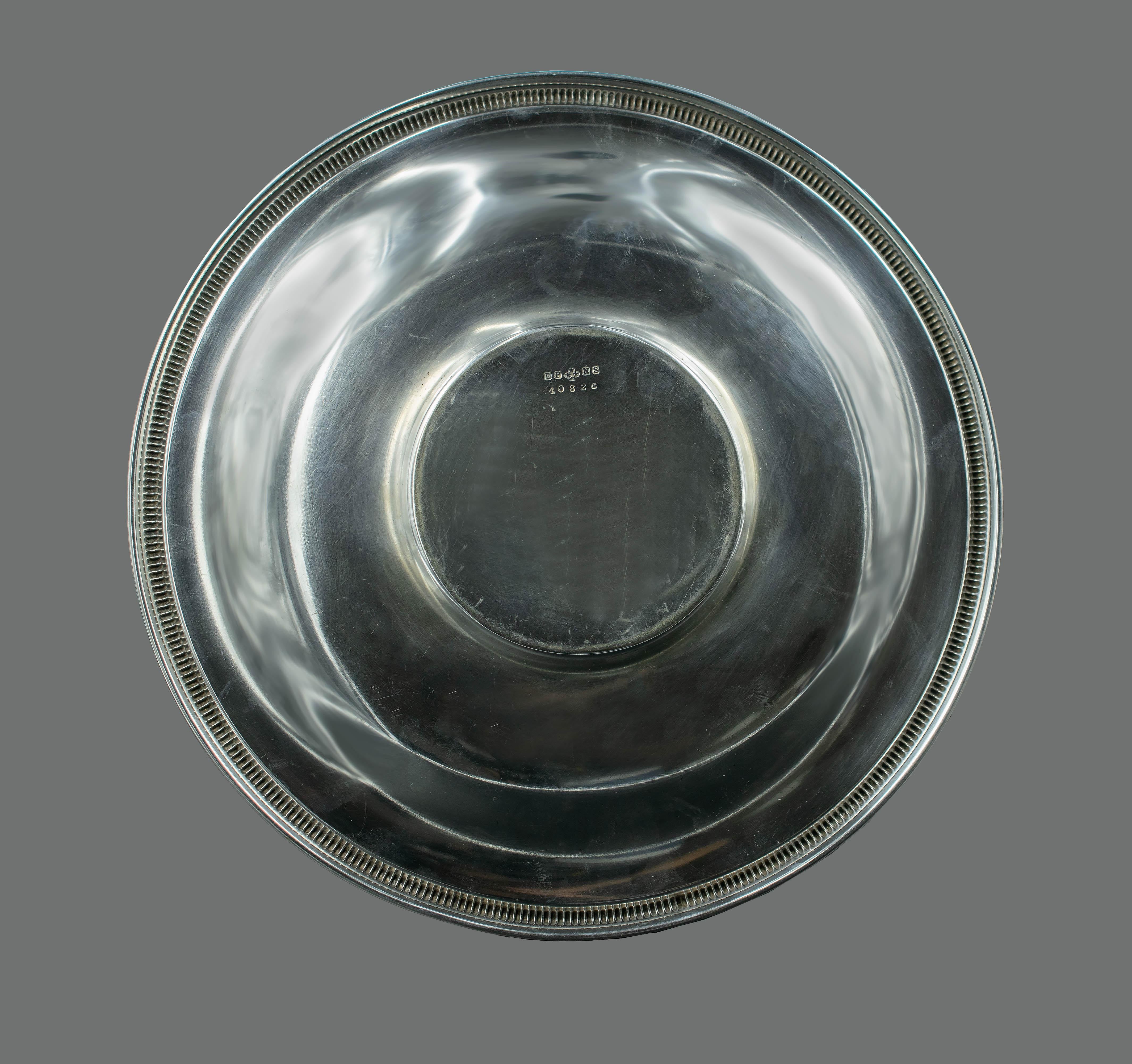 Italian Vintage Silver Centerpiece, Italy, Mid-20th Century For Sale