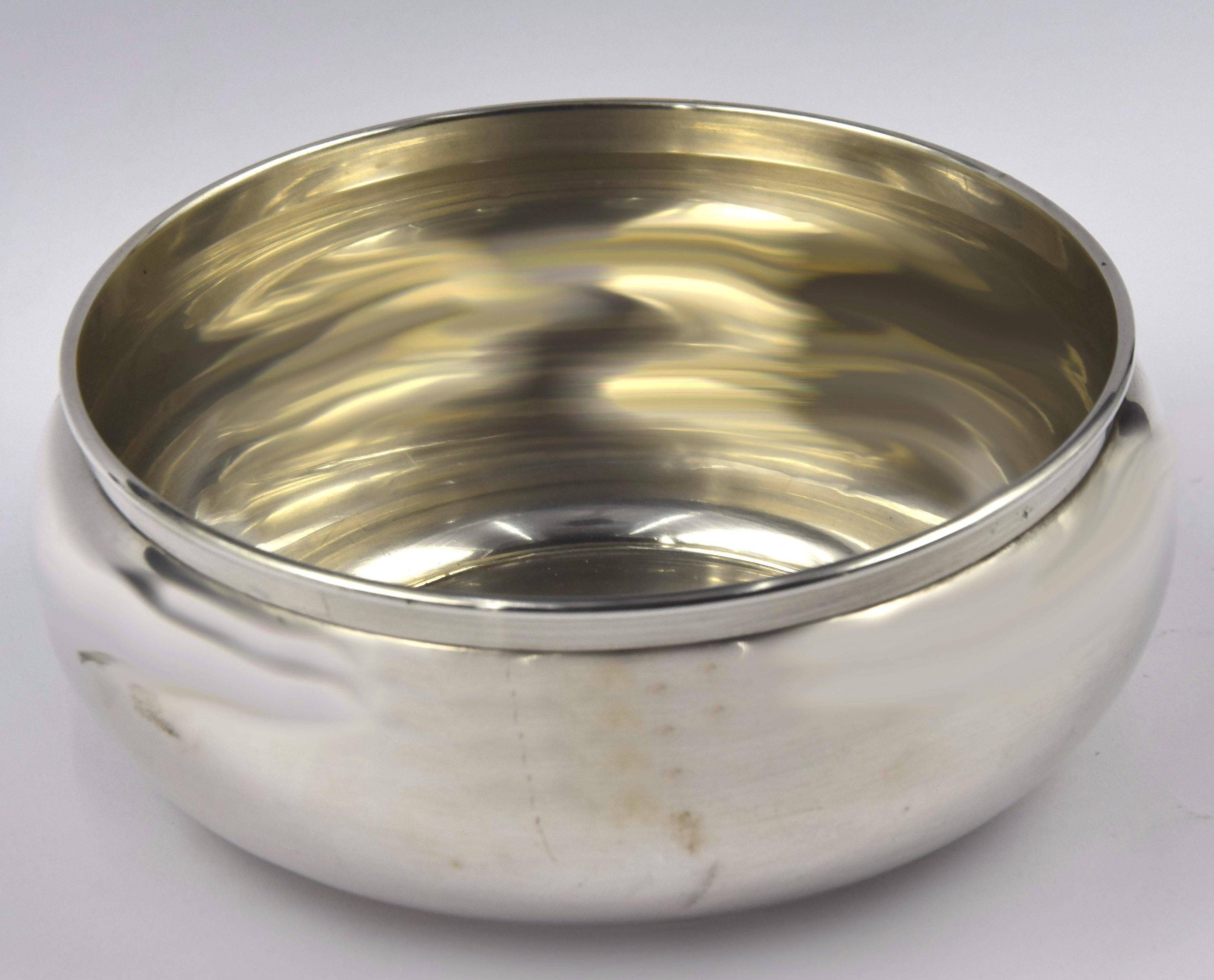 Vintage Silver Centerpiece, Italy, Mid-20th Century In Good Condition For Sale In Roma, IT