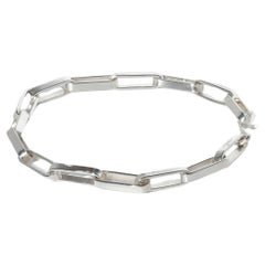Vintage Silver Chain Bracelet by Swedish master Rey Urban, Made Year 1986