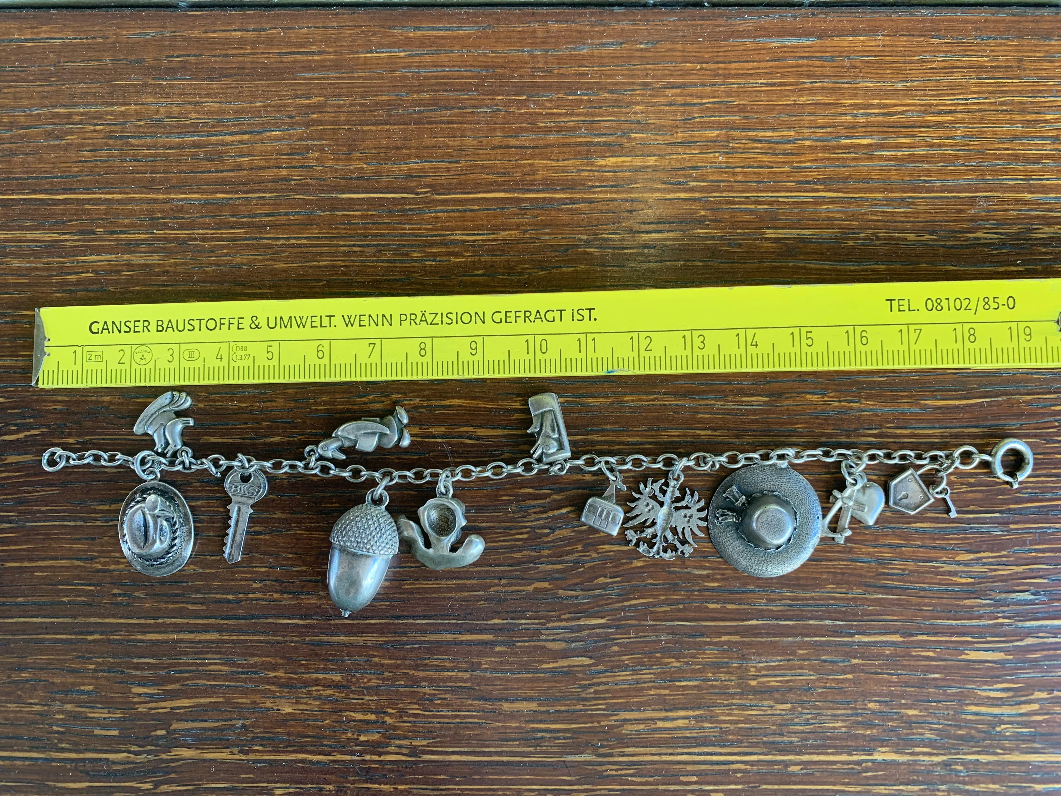 vintage silver charms