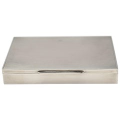 Vintage Silver Cigarette Case, Europe, Beginning of the 20th Century