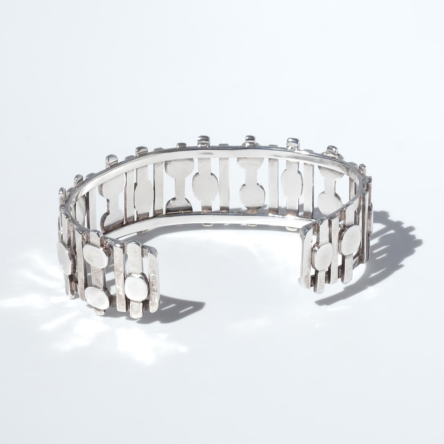 da uomo o donna Bracciale d'argento vintage di Claës Giertta del 1963 in vendita