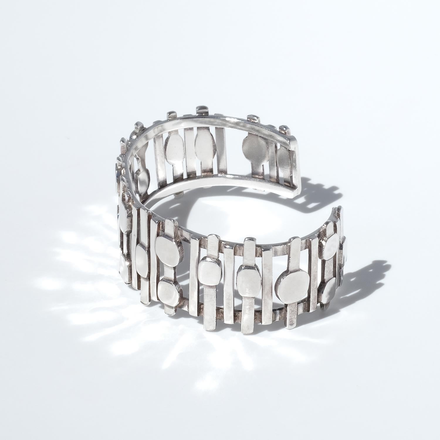 Bracciale d'argento vintage di Claës Giertta del 1963 in vendita 1