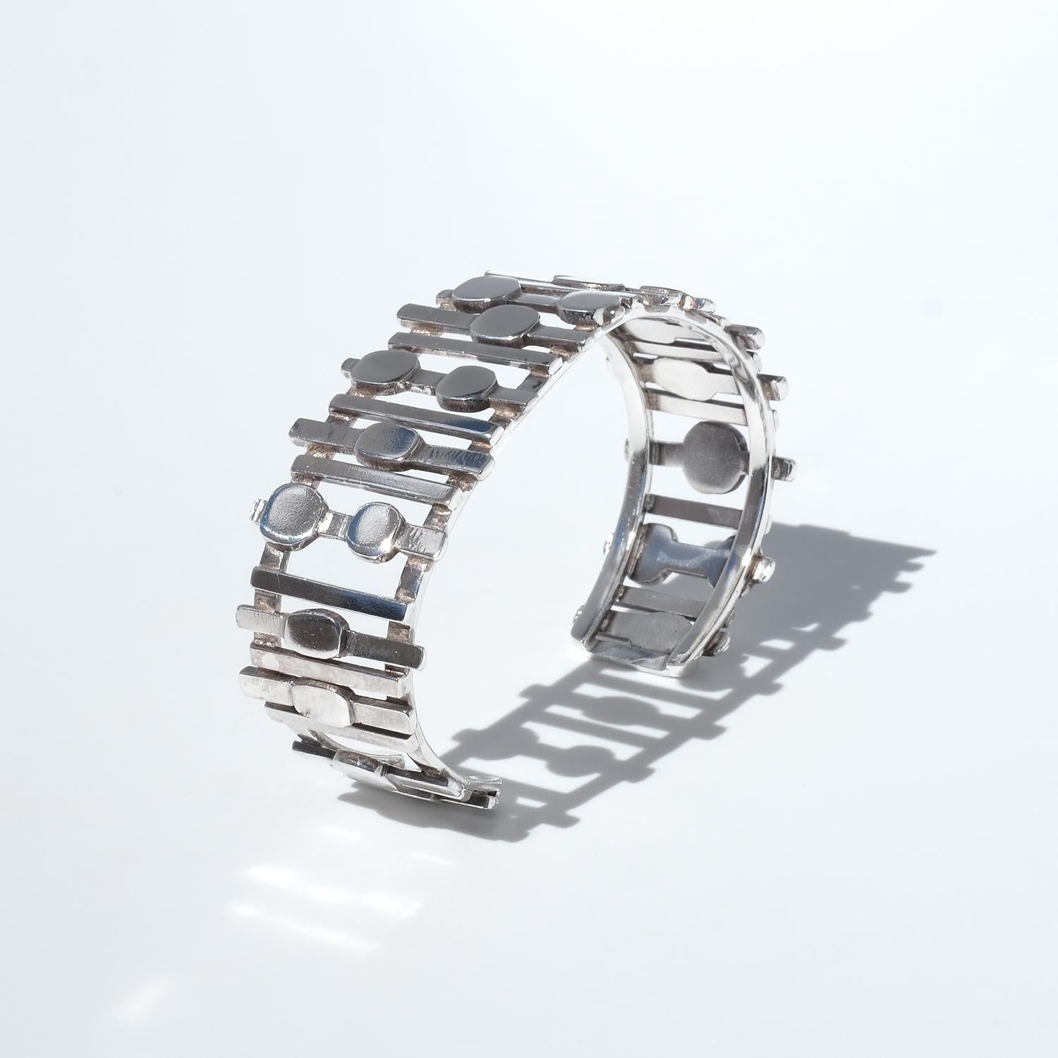 Bracciale d'argento vintage di Claës Giertta del 1963 in vendita 2
