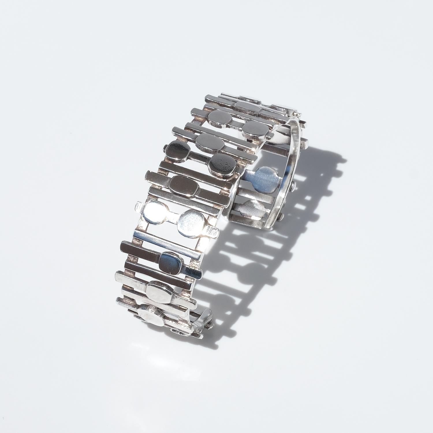 Bracciale d'argento vintage di Claës Giertta del 1963 in vendita 4