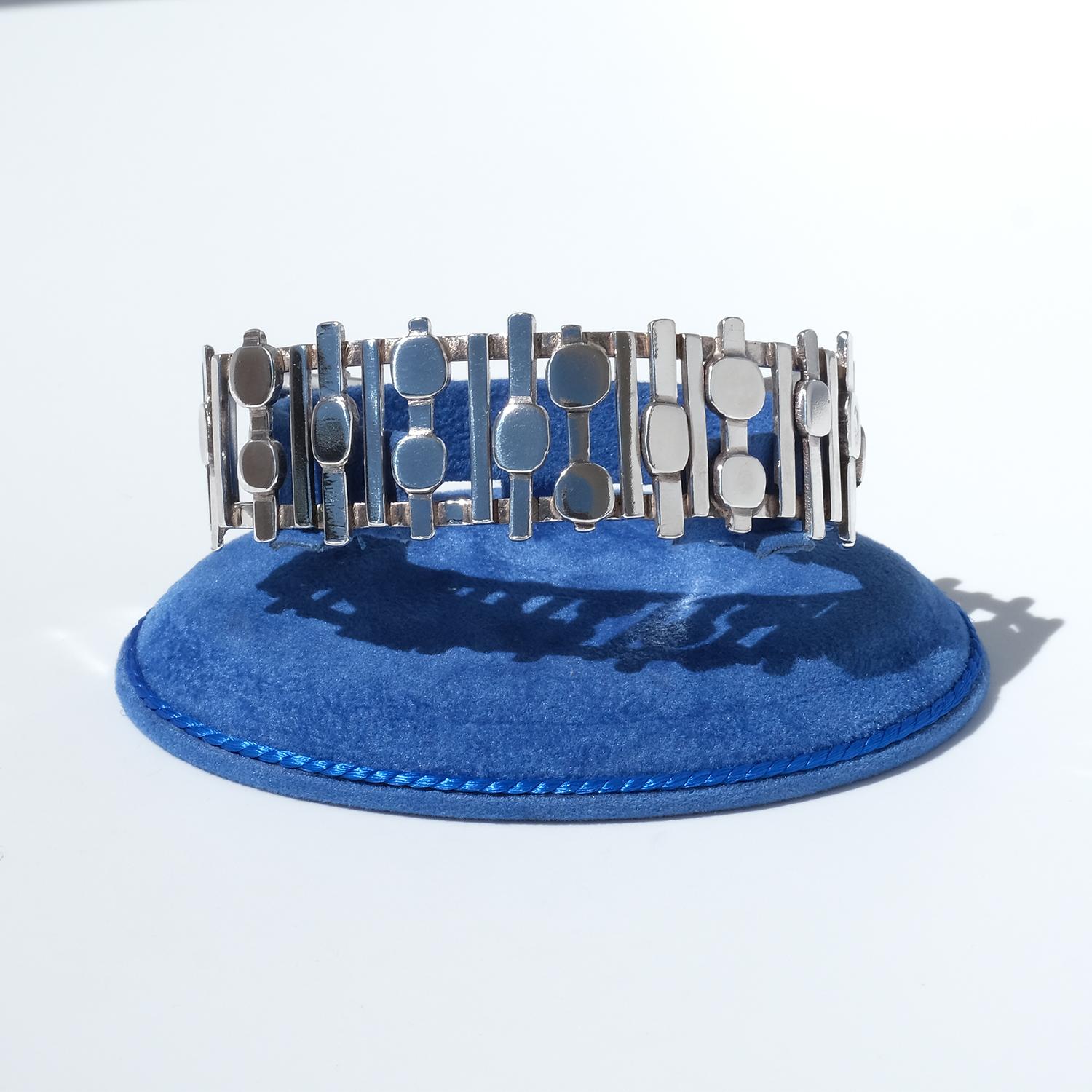 Bracciale d'argento vintage di Claës Giertta del 1963 in vendita 5