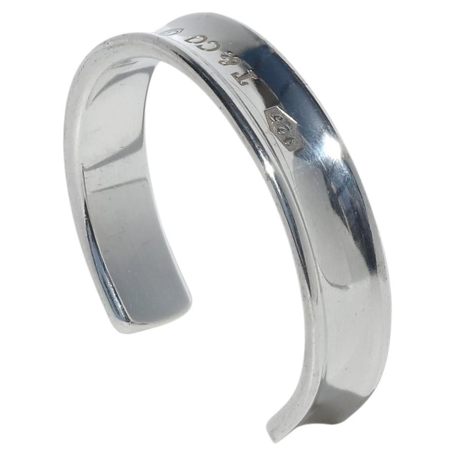 Vintage Silver Cuff Bracelet By Tiffany & Co. Made 1997