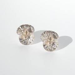 Gemelli d'argento vintage di Theresia Hvorslev del 1976