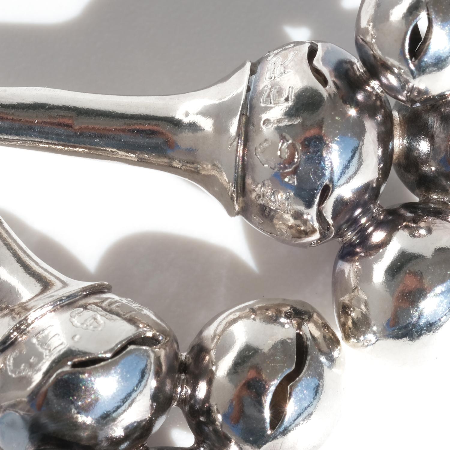 Vintage Silver Dangling Earrings by Swedish Master Claës Giertta, 1970s For Sale 5