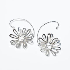 Vintage Silver Earrings by Sigurd Persson Made 1965